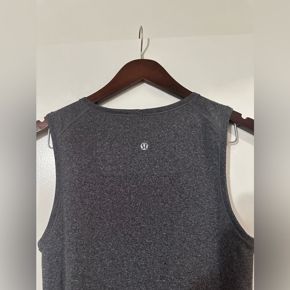 Lululemon In The Flow Dress Heathered Black size 4 - Picture 10 of 11